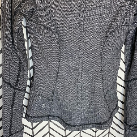 🔸 Lululemon fine forme jacket herringbone size 6 - Picture 8 of 10